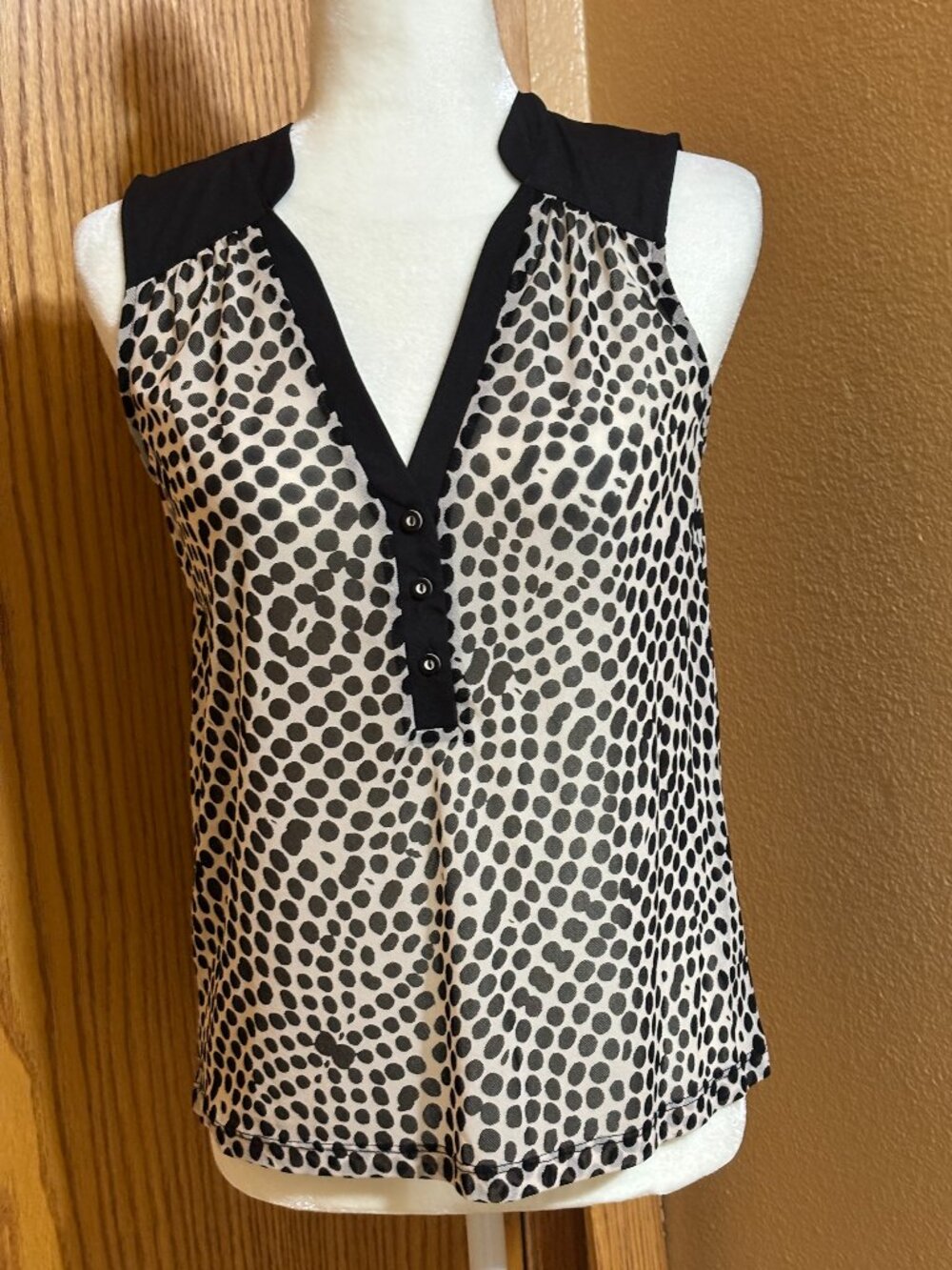 The Limited Ladies Small Sheer Sleeveless Blouse